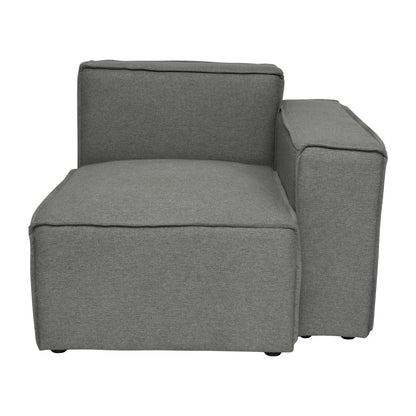 Canapé sectionnel modulaire contemporain avec accoudoirs côté droit