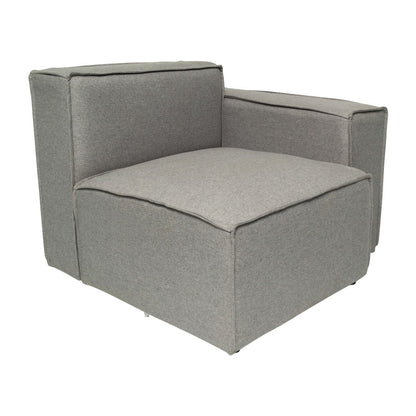 Canapé sectionnel modulaire contemporain avec accoudoirs côté droit