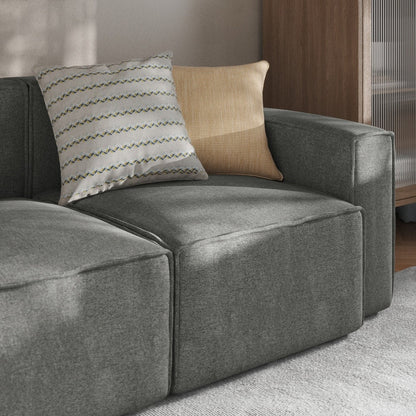 Canapé sectionnel modulaire contemporain avec accoudoirs côté droit