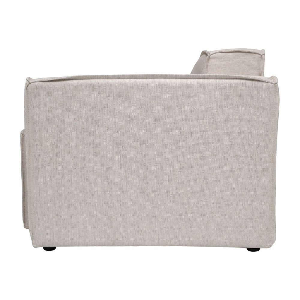 Canapé sectionnel modulaire contemporain avec accoudoirs côté droit