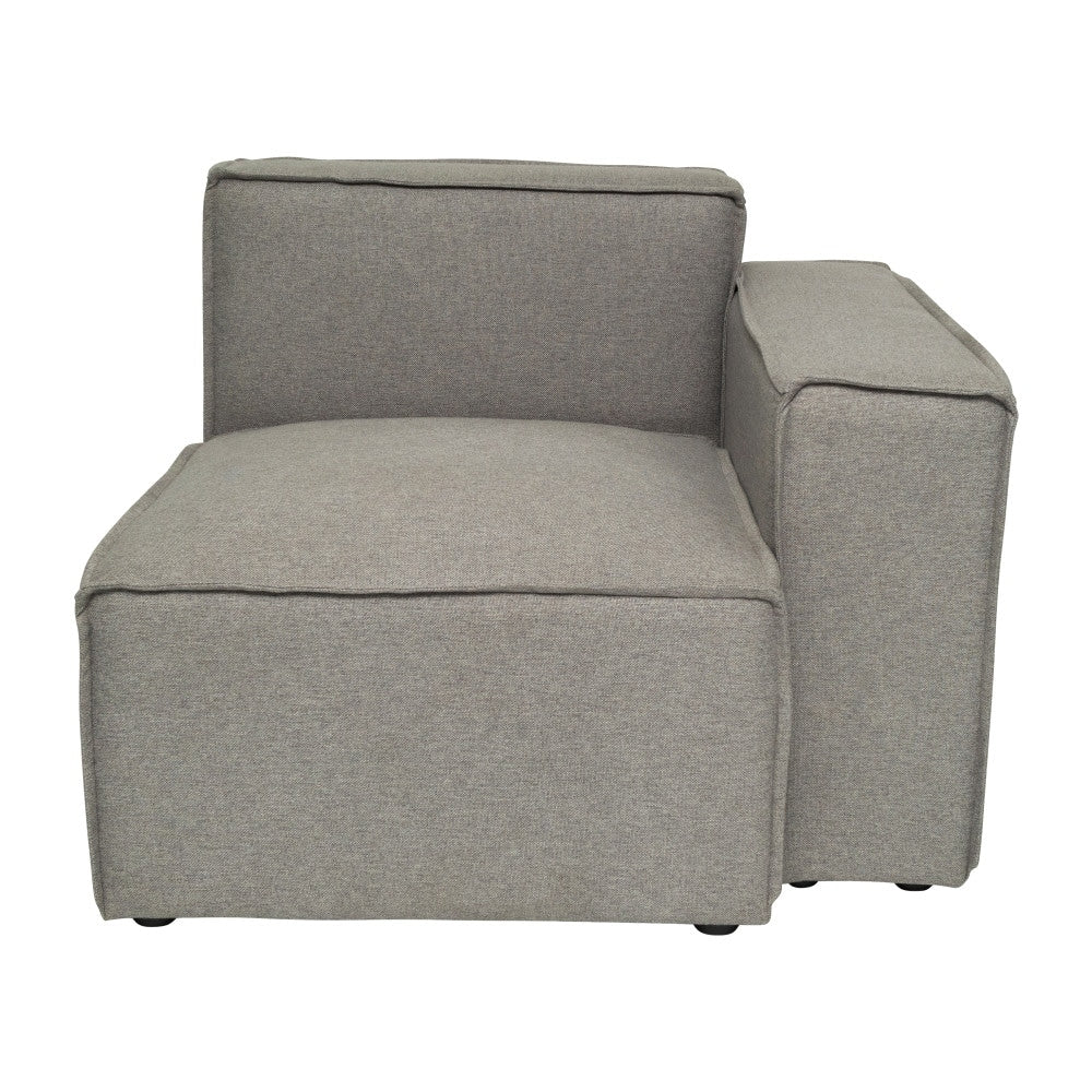 Canapé sectionnel modulaire contemporain avec accoudoirs côté droit