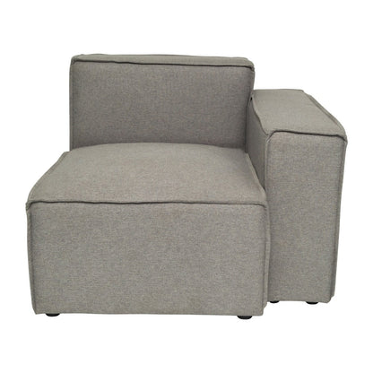 Canapé sectionnel modulaire contemporain avec accoudoirs côté droit