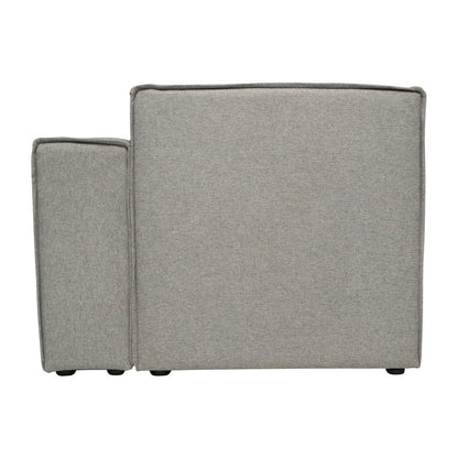Canapé sectionnel modulaire contemporain avec accoudoirs côté droit