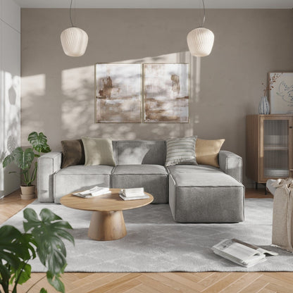 Canapé sectionnel modulaire contemporain avec accoudoirs côté droit
