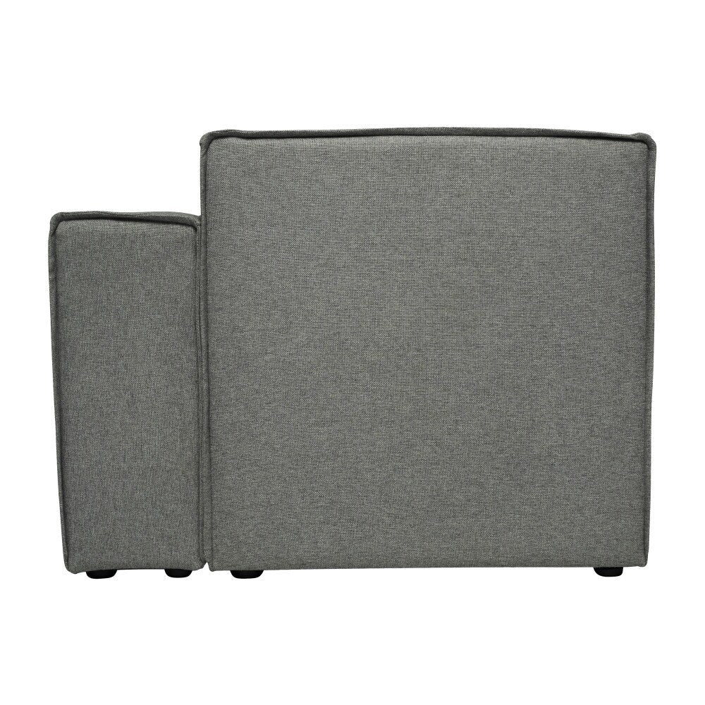 Canapé sectionnel modulaire contemporain avec accoudoirs côté droit