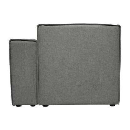 Canapé sectionnel modulaire contemporain avec accoudoirs côté droit