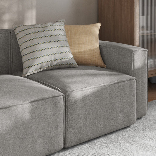 Canapé sectionnel modulaire contemporain avec accoudoirs côté droit