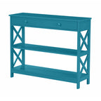 Console Oxford à 1 tiroir et étagères Convenience Concepts