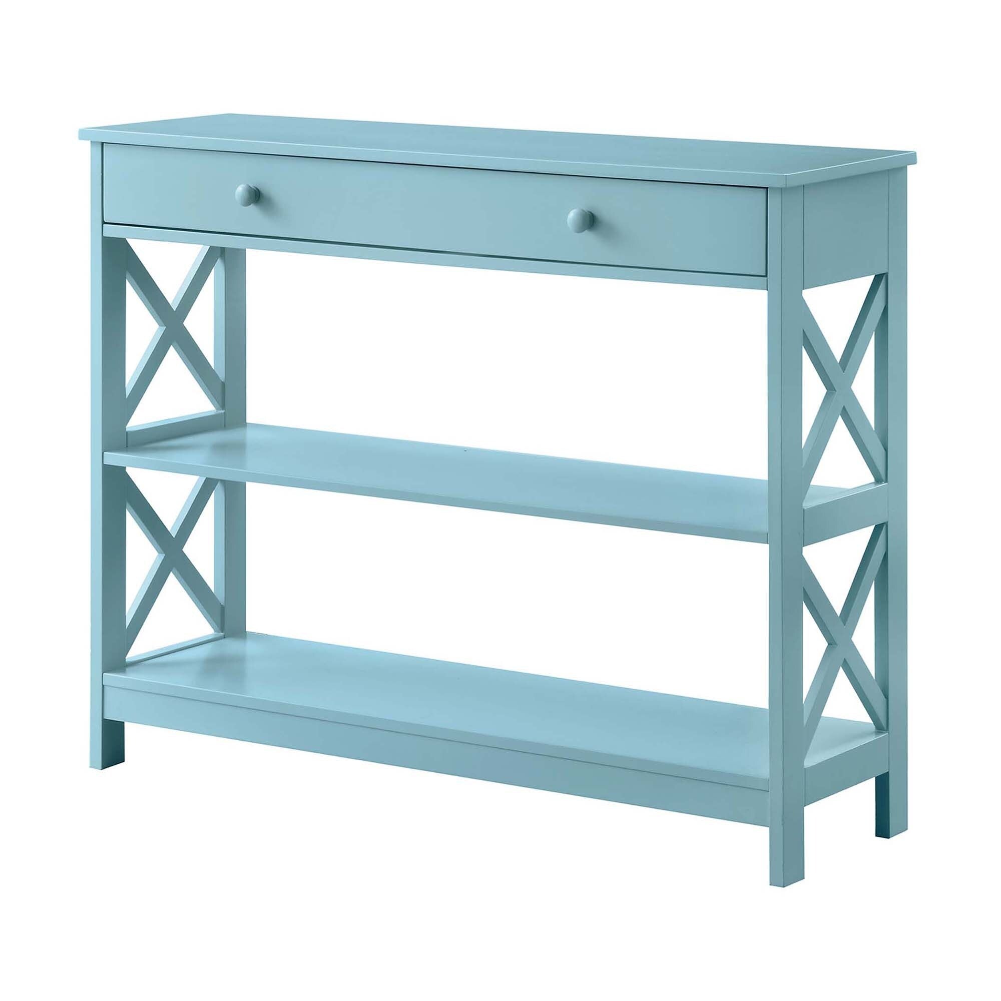 Convenience Concepts Oxford 1 Drawer Console Table with Shelves