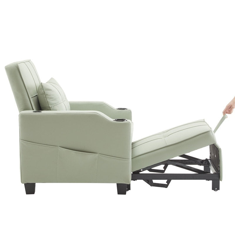 Fauteuil-lit, canapé-lit 3 en 1, fauteuil inclinable réglable, fauteuil, canapé, lit, linge de maison