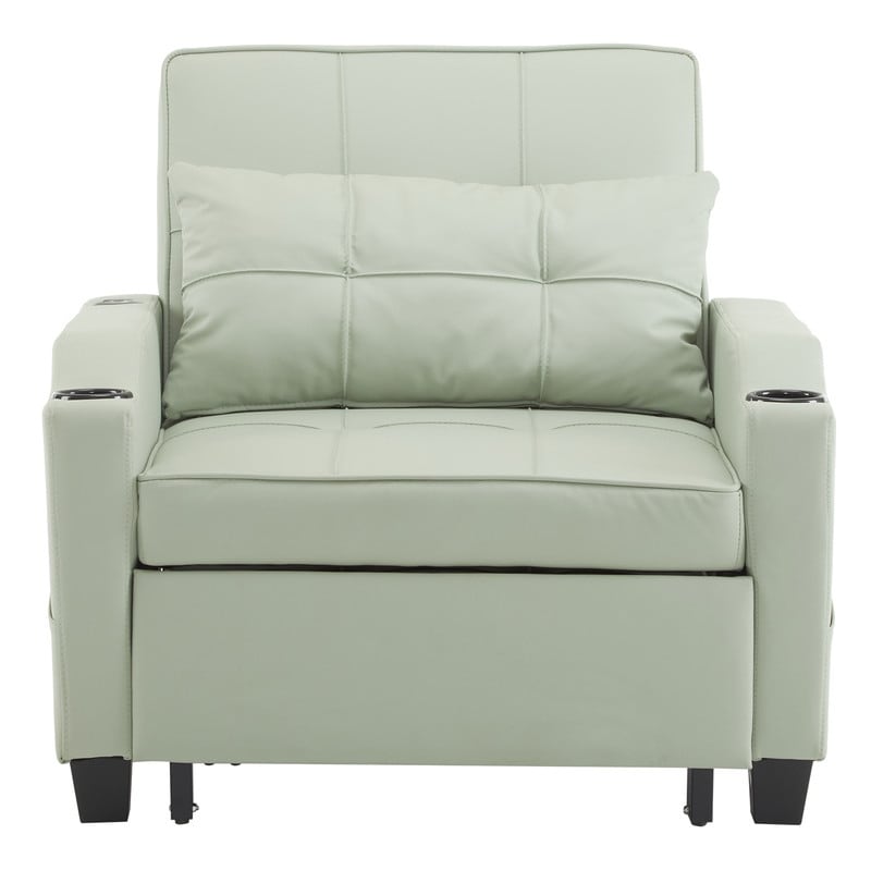 Fauteuil-lit, canapé-lit 3 en 1, fauteuil inclinable réglable, fauteuil, canapé, lit, linge de maison