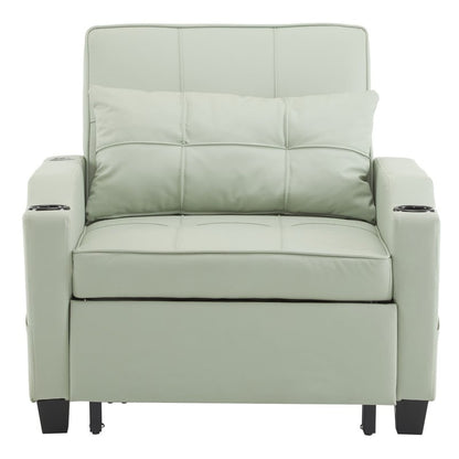 Fauteuil-lit, canapé-lit 3 en 1, fauteuil inclinable réglable, fauteuil, canapé, lit, linge de maison
