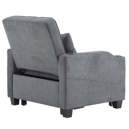 Fauteuil-lit, canapé-lit 3 en 1, fauteuil inclinable réglable, fauteuil, canapé, lit, linge de maison
