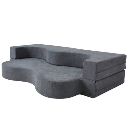 Canapé-lit convertible pliable en mousse haute densité pour salon, chambre d'amis et chambre à coucher