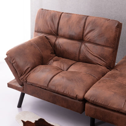Canapé-lit futon convertible, canapé-lit pliant moderne