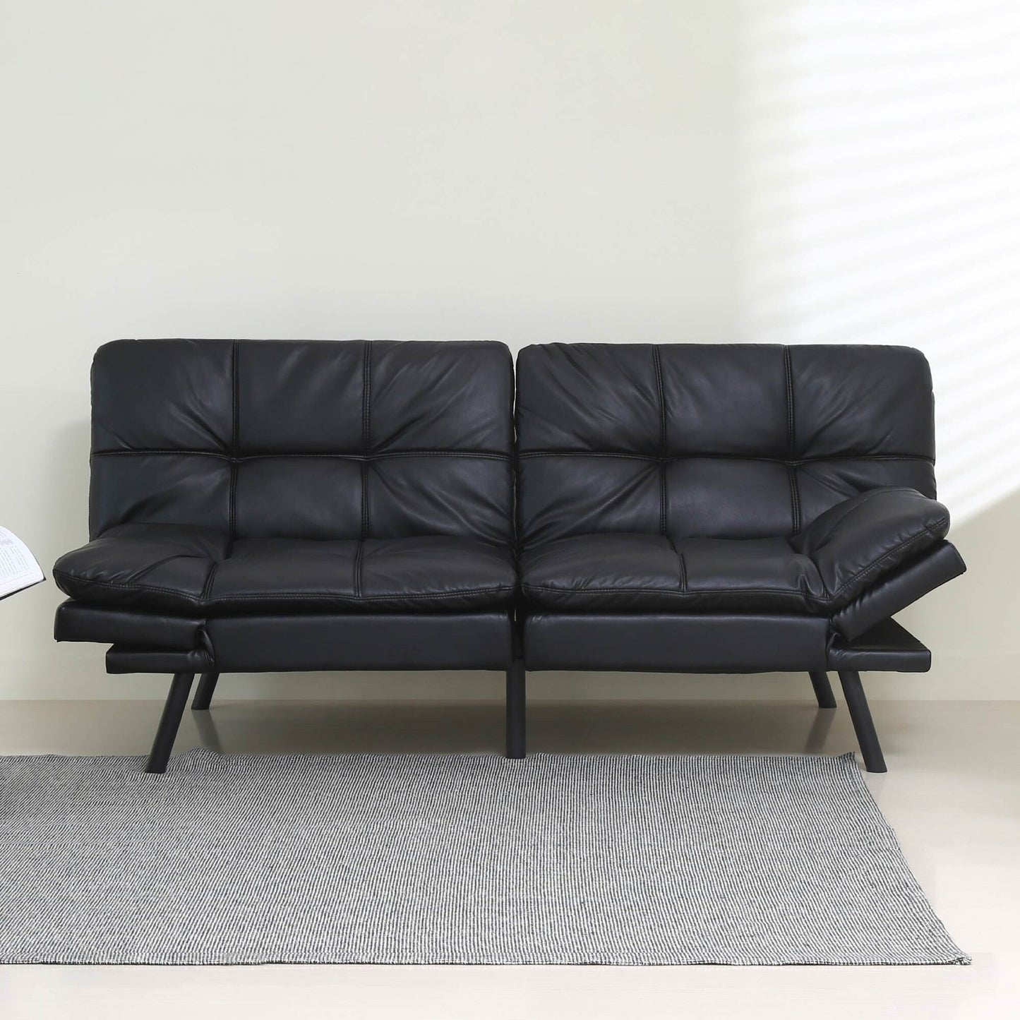 Canapé-lit futon convertible, canapé-lit pliant moderne