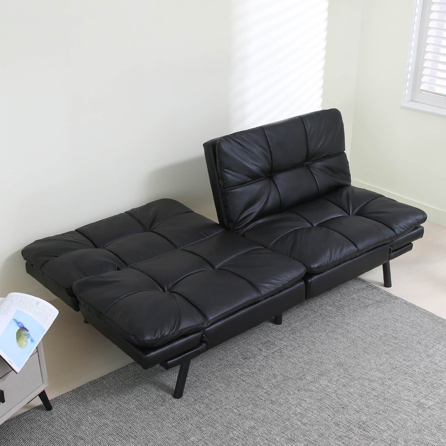 Canapé-lit futon convertible, canapé-lit pliant moderne