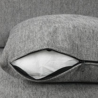 Canapé sectionnel convertible en U avec lit gigogne, ports USB et porte-gobelets pour le salon