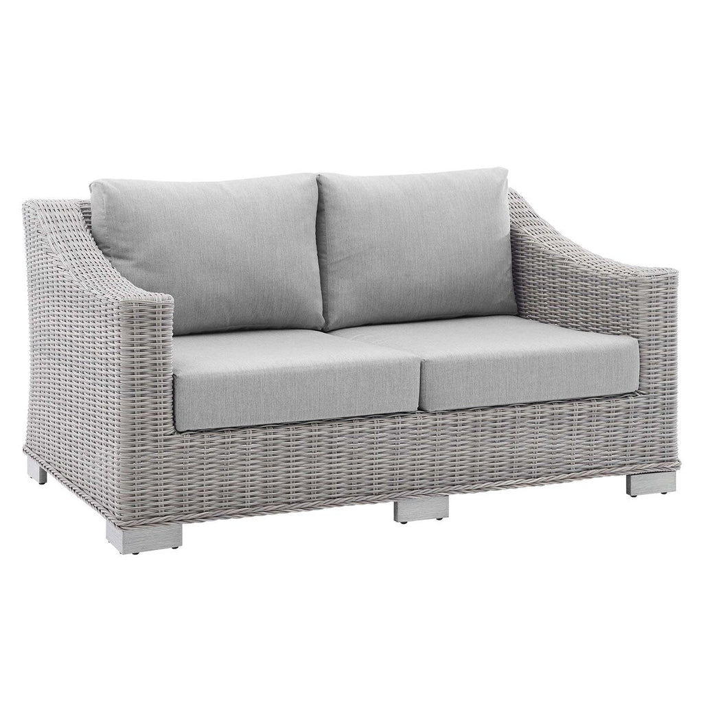 Ensemble de meubles de jardin Conway Sunbrella® en rotin et osier, 4 pièces