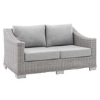 Ensemble de meubles de jardin Conway Sunbrella® en rotin et osier, 4 pièces