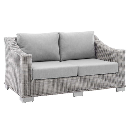 Ensemble de meubles de jardin Conway Sunbrella® en rotin et osier, 4 pièces