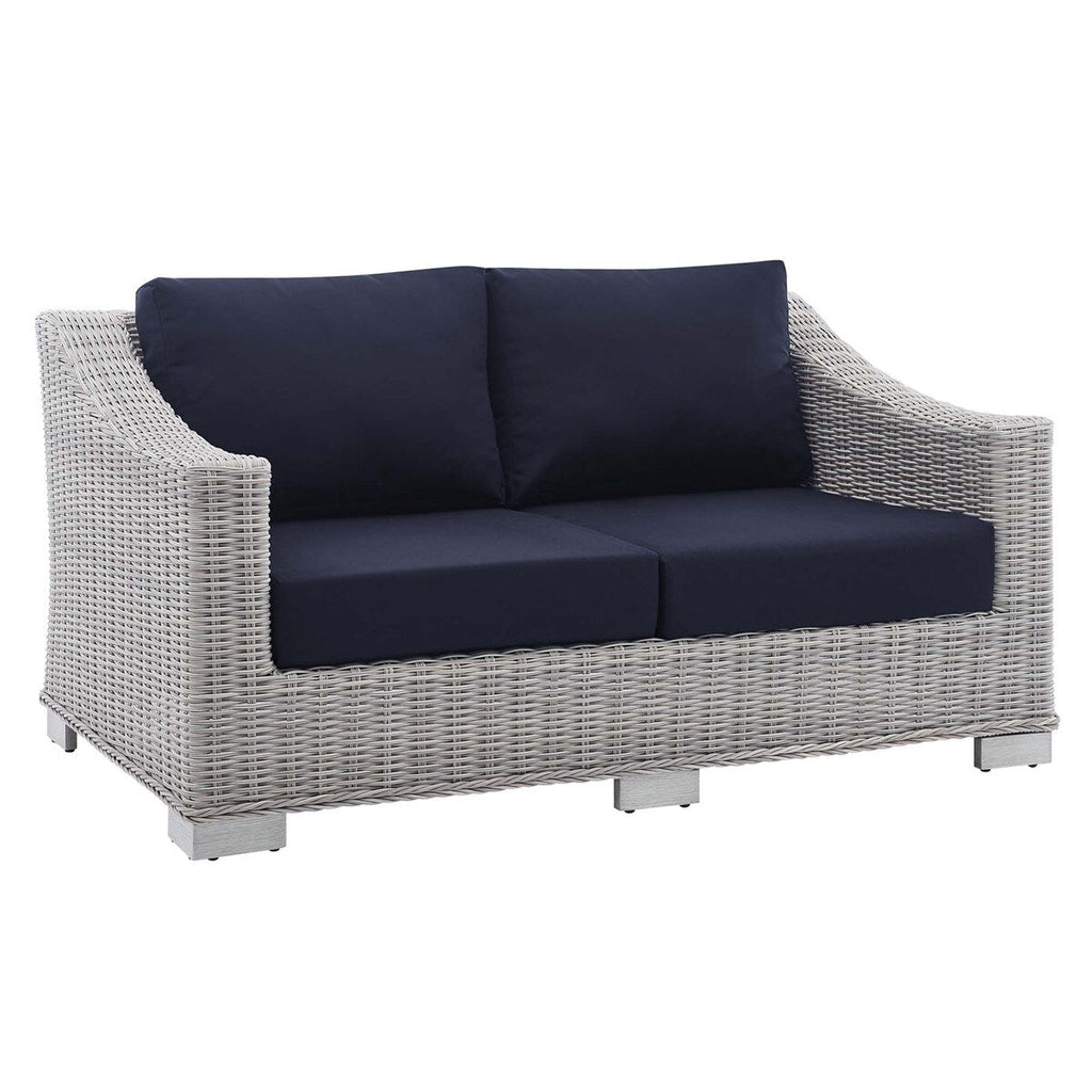 Ensemble de meubles de jardin Conway Sunbrella® en rotin et osier, 4 pièces