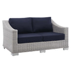 Ensemble de meubles de jardin Conway Sunbrella® en rotin et osier, 4 pièces