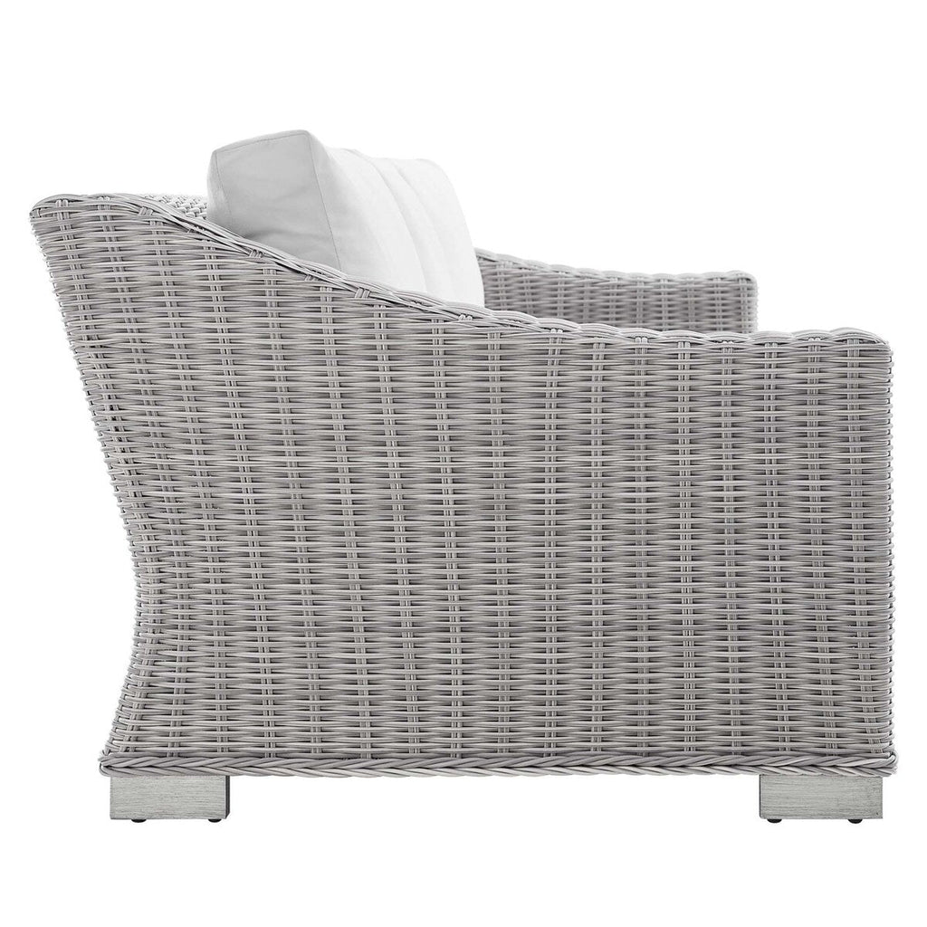 Ensemble de meubles de jardin Conway Sunbrella® en rotin et osier, 4 pièces