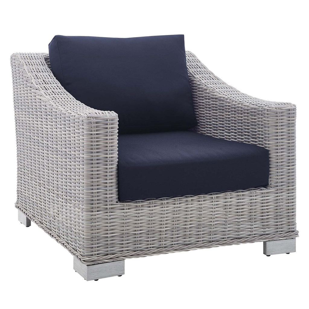 Ensemble de meubles de jardin Conway Sunbrella® en rotin et osier, 4 pièces