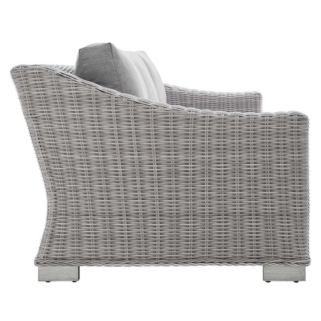 Ensemble de meubles de jardin Conway Sunbrella® en rotin et osier, 4 pièces
