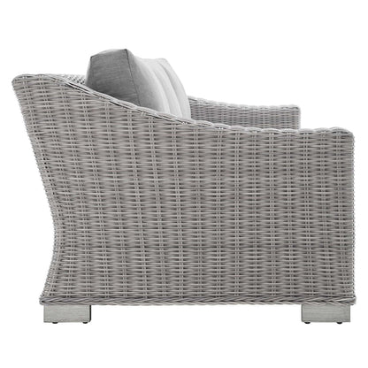 Ensemble de meubles de jardin Conway Sunbrella® en rotin et osier, 4 pièces