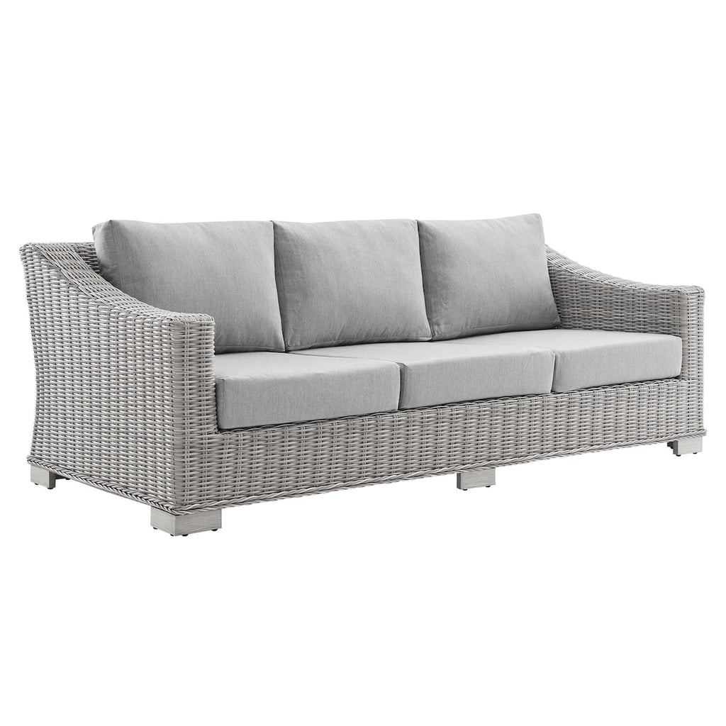 Ensemble de meubles de jardin Conway Sunbrella® en rotin et osier, 4 pièces