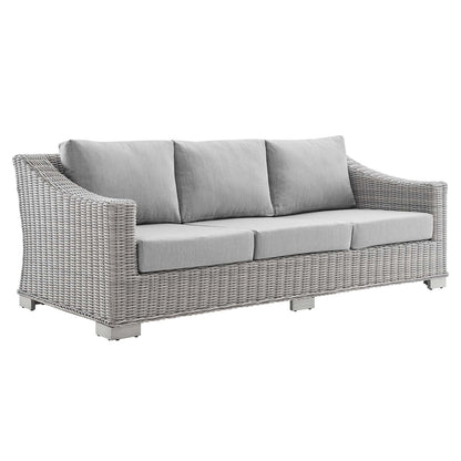Ensemble de meubles de jardin Conway Sunbrella® en rotin et osier, 4 pièces