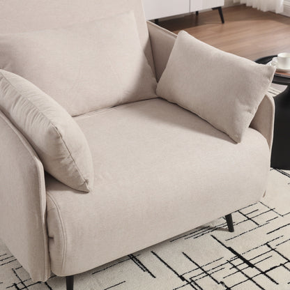 Canapé multifonctionnel réglable Coolmore, fauteuil convertible et lit d'appoint