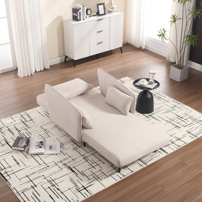 Canapé multifonctionnel réglable Coolmore, fauteuil convertible et lit d'appoint