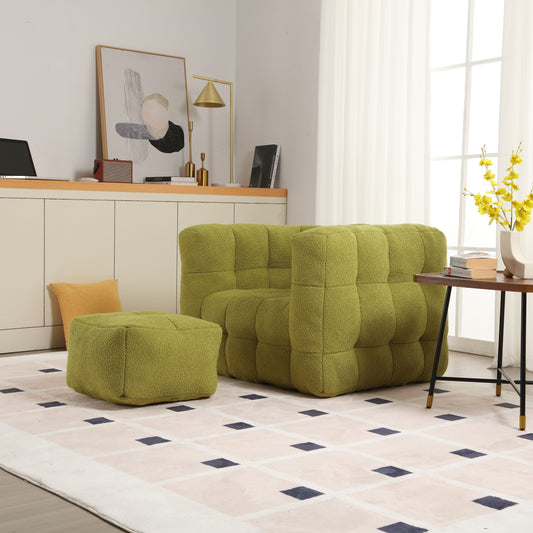 Fauteuil simple Coolmore, siège confortable, doux et confortable, idéal pour un petit salon. Canapé simple
