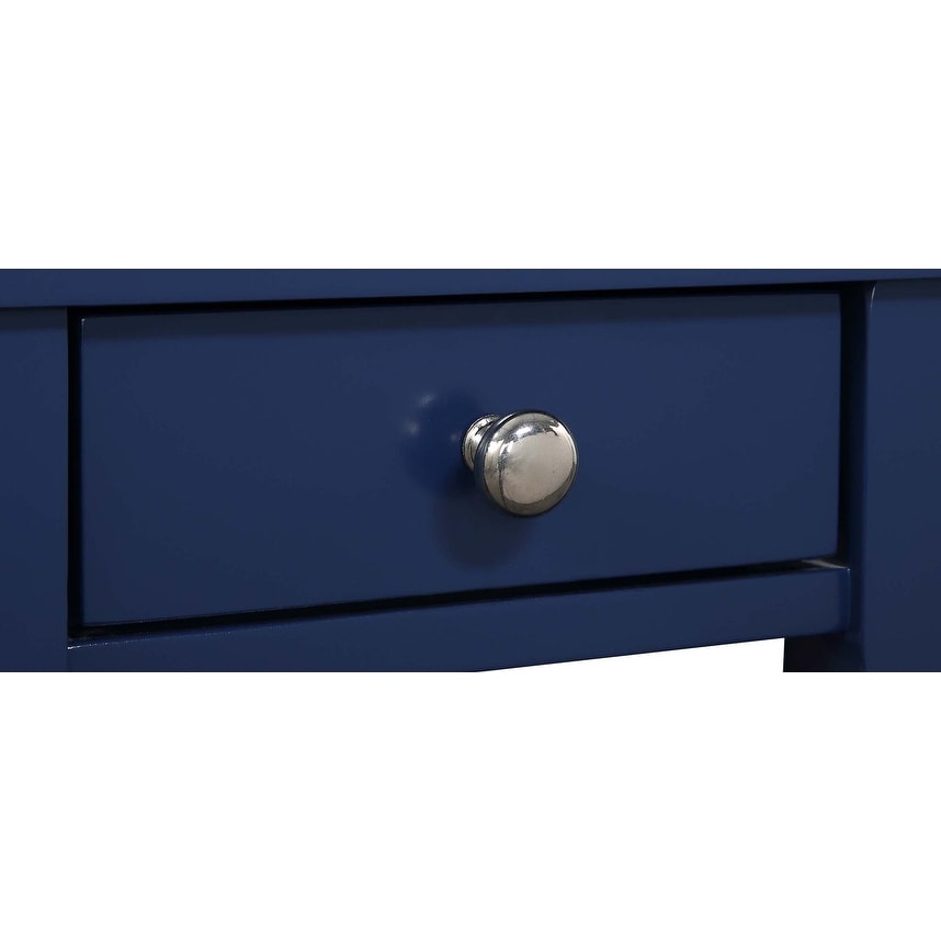 Convenience Concepts American Heritage 1 Drawer Chairside End Table with Shelves