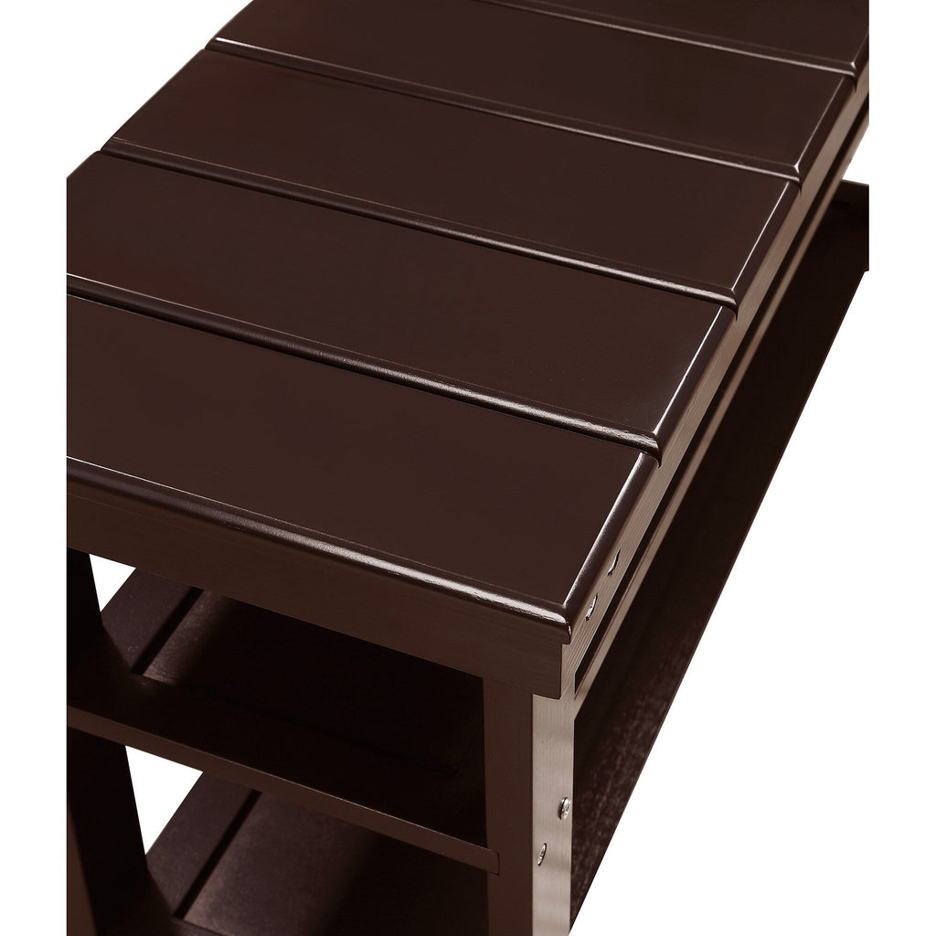 Banc de vestiaire utilitaire Oxford avec étagères Convenience Concepts