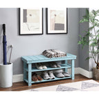 Banc de vestiaire utilitaire Oxford avec étagères Convenience Concepts