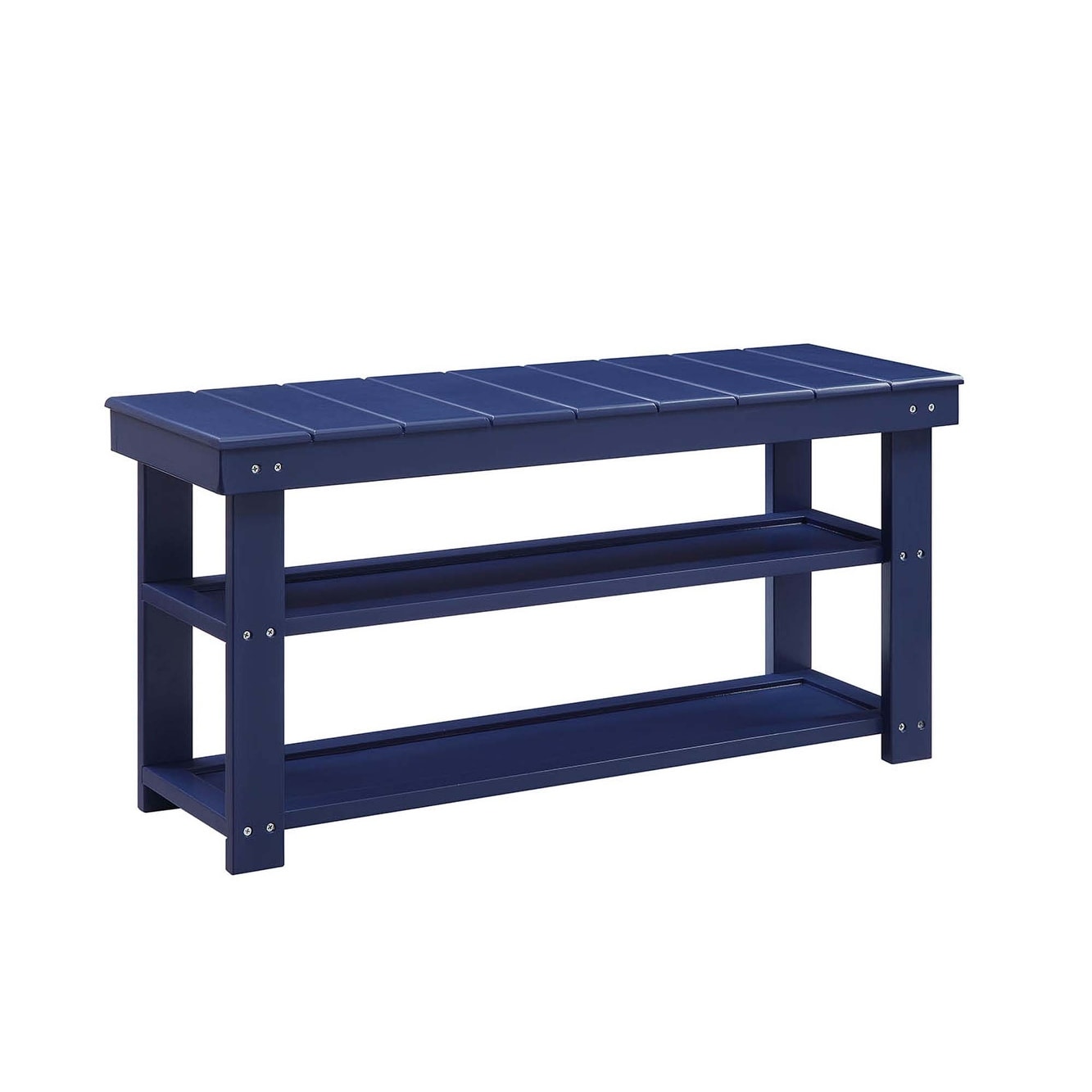 Banc de vestiaire utilitaire Oxford avec étagères Convenience Concepts