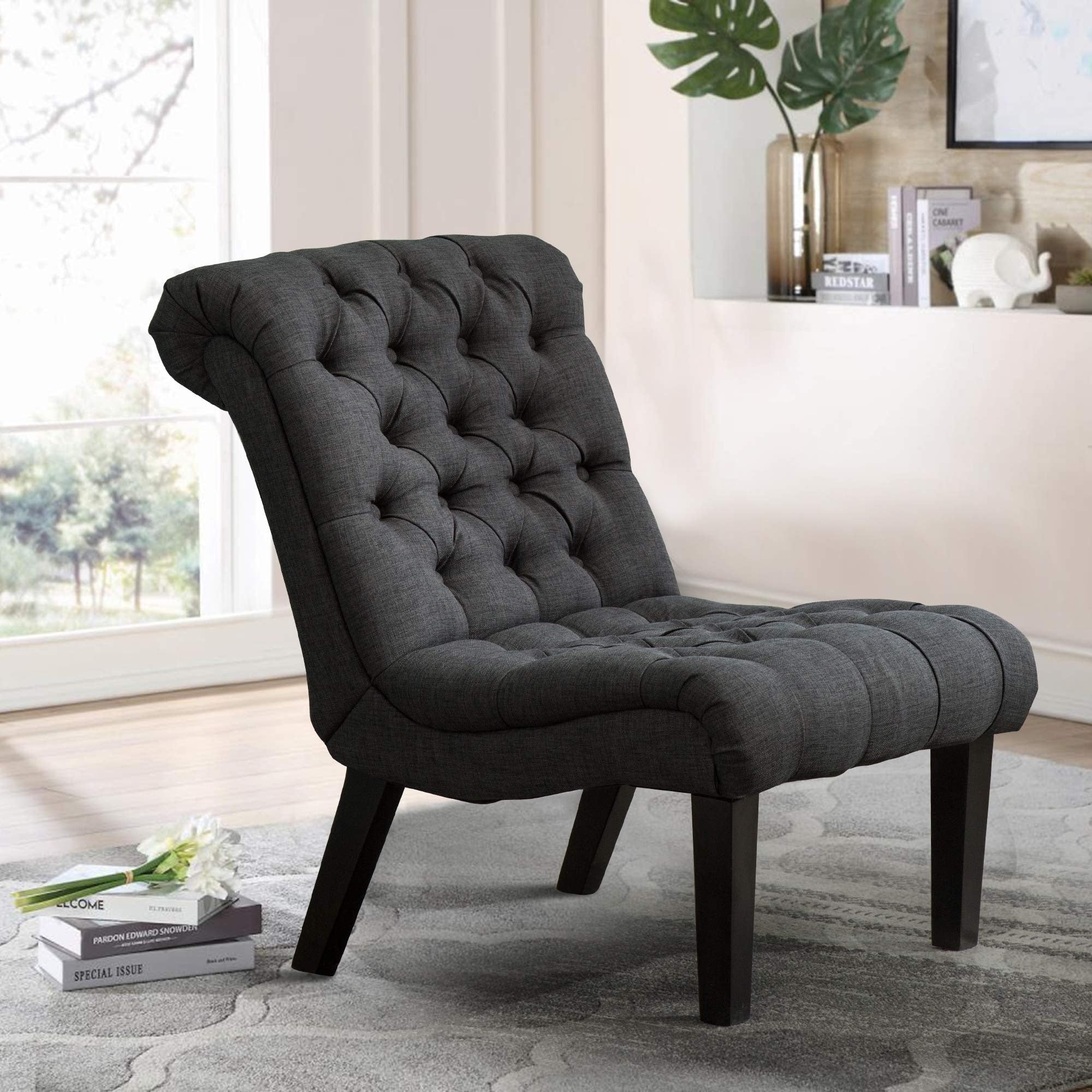 Chaise longue rembourrée pour chambre à coucher, salon