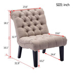 Chaise longue rembourrée pour chambre à coucher, salon