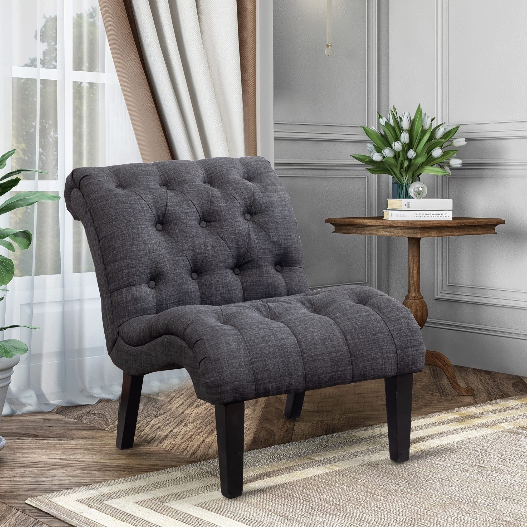 Chaise longue rembourrée pour chambre à coucher, salon