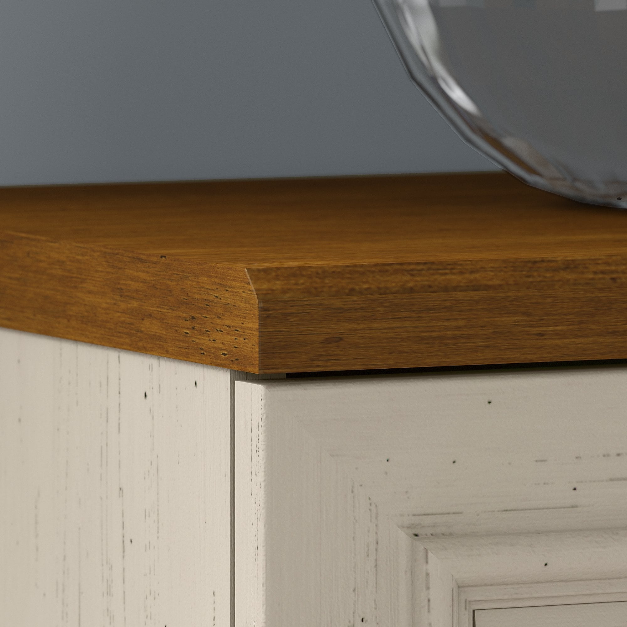 Armoire de rangement Fairview avec portes et étagères par Bush Furniture - 31,73 L x 12,76 l x 30,71 H