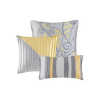 Parure de lit 7 pièces jaune Copper Grove Kiston