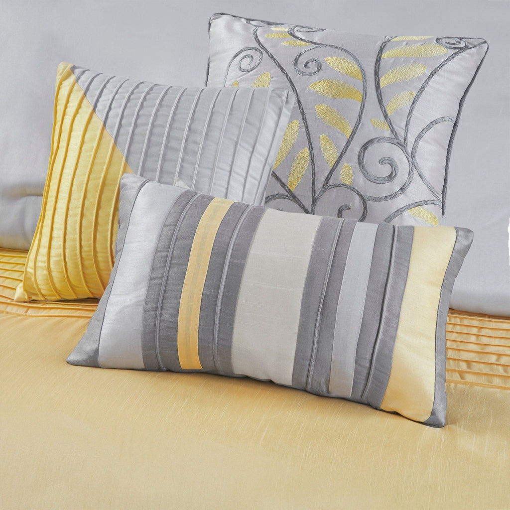 Parure de lit 7 pièces jaune Copper Grove Kiston