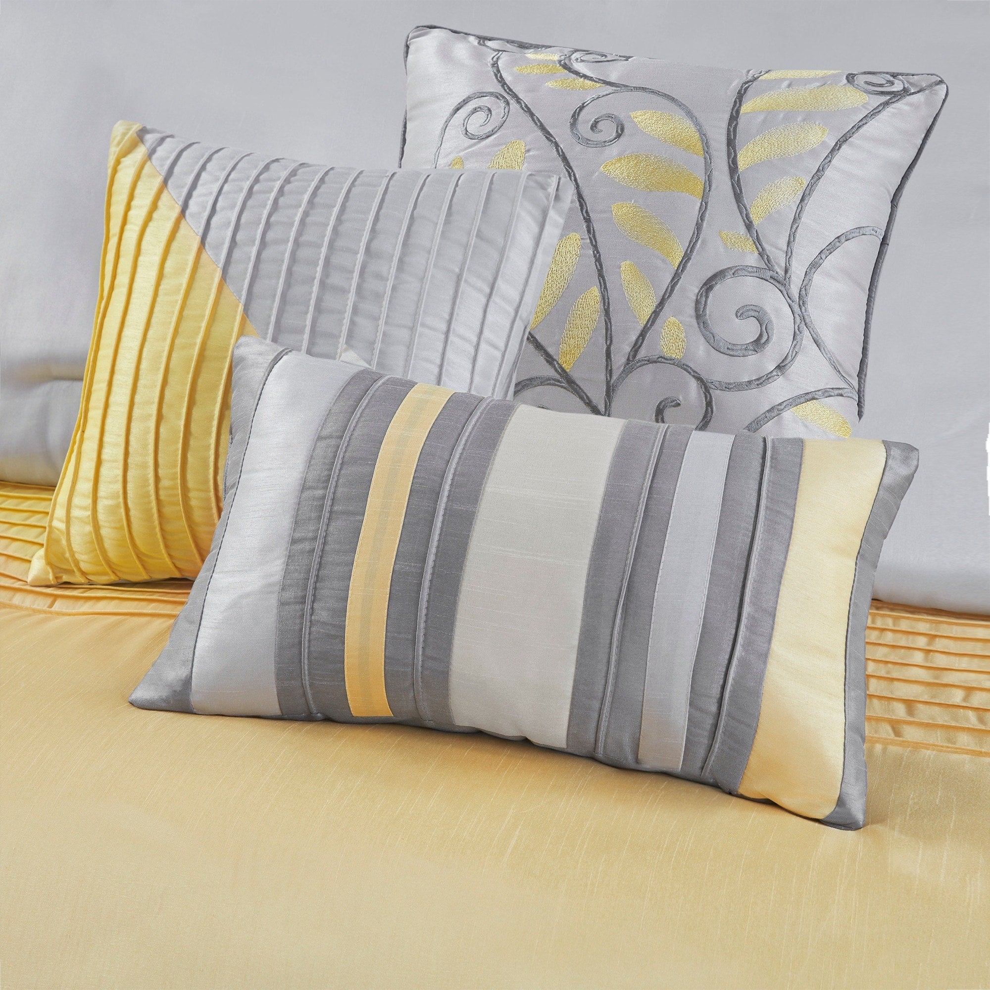 Parure de lit 7 pièces jaune Copper Grove Kiston