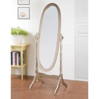 Miroir psyché traditionnel en bois Copper Grove Monks Hood de Roundhill Furniture