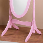Miroir psyché traditionnel en bois Copper Grove Monks Hood de Roundhill Furniture