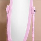 Miroir psyché traditionnel en bois Copper Grove Monks Hood de Roundhill Furniture